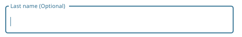 Add your last name screenshot